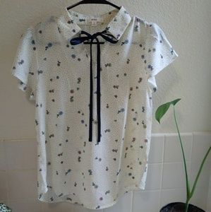 Bow on Front Blouse